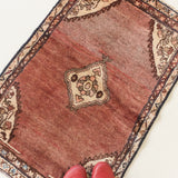 Pansy, antique small rug