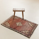 Pansy, antique small rug