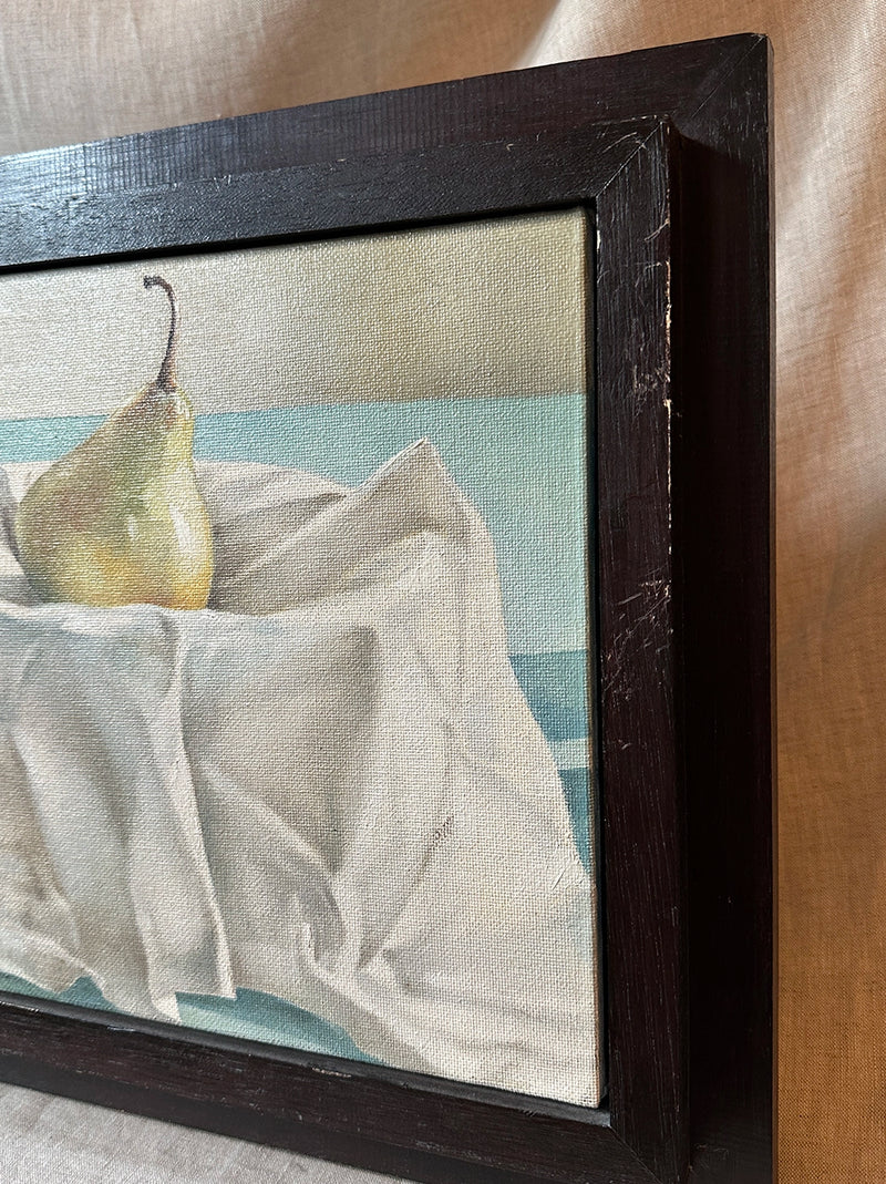 Pear still life painting