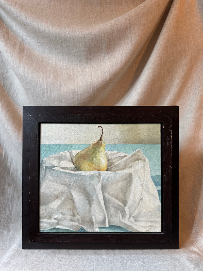 Pear still life painting