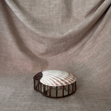 Vintage clamshell trinket box