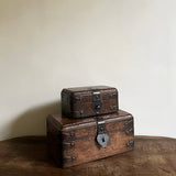 Vintage wooden trunks (pair)