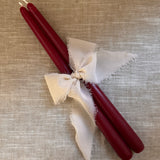 Antique brass candlesticks 017 (pair)