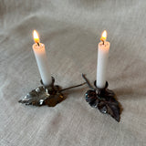 Antique candle holders