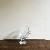 Vintage footed glass candy dish