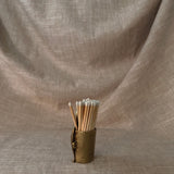 Vintage brass owl matchstick holder