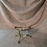 Vintage glass pedestal bowl