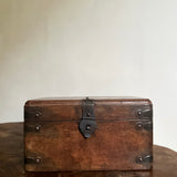 Vintage wooden trunk