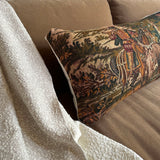 Woolly Throw in Blanc/Cappuccino