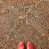 Zi, antique large rug