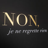 Non, je ne regrette rien print