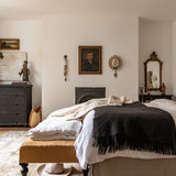 Washed Linen Cocoon in Blanc/Ecru