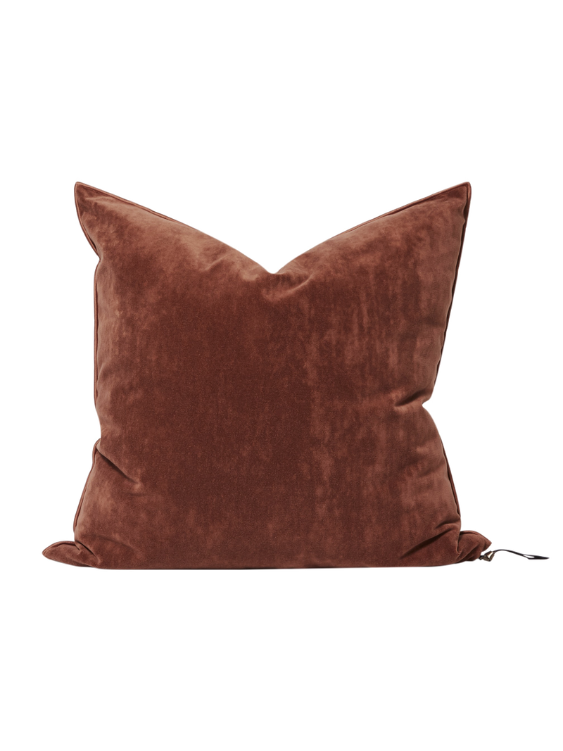 Velvet Pillow in Clay