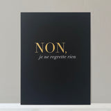 Non, je ne regrette rien print