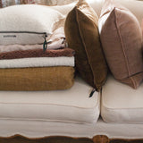 Velvet Pillow in Havane