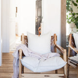 Washed Linen Throw in Panty/Givré