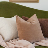 Velvet Pillow in Blush